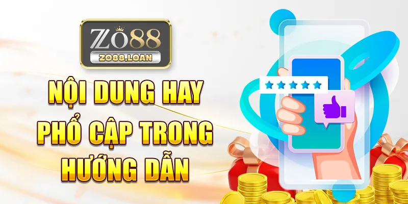 Nội dung hay phổ cập trong hướng dẫn
